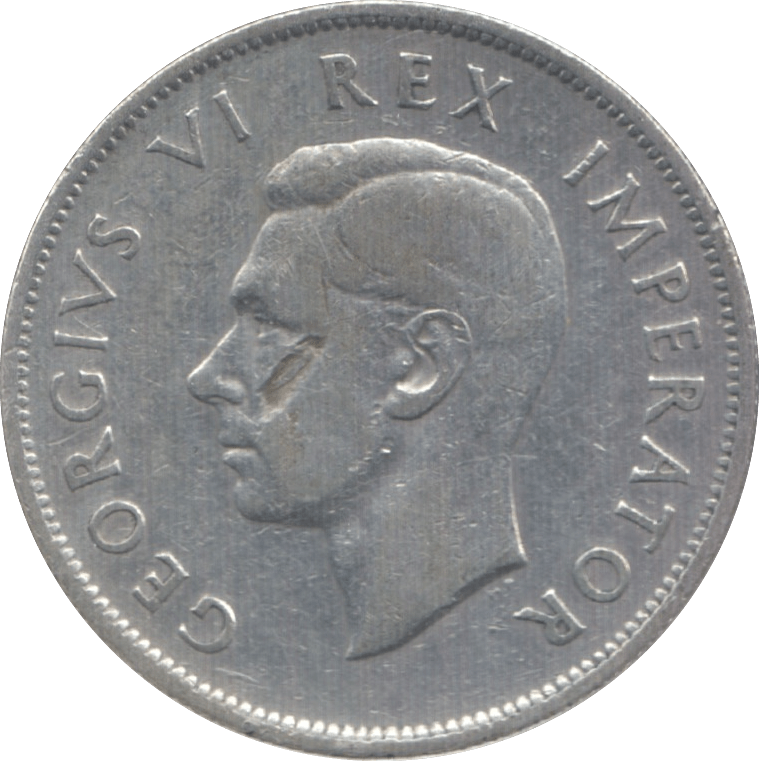 1942 SILVER 2 1/2 SHILLINGS SOUTH AFRICA - WORLD SILVER COINS - Cambridgeshire Coins