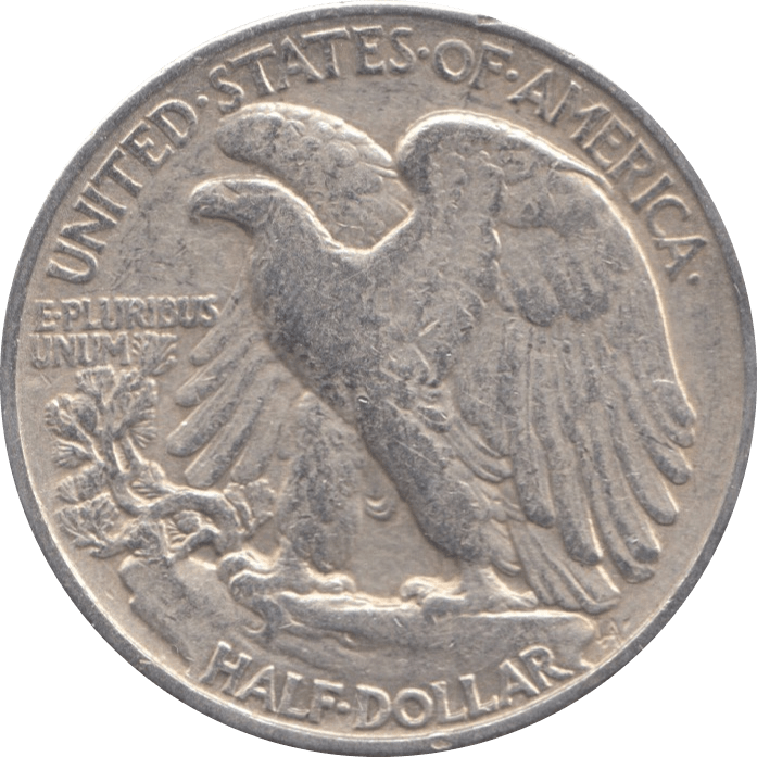 1942 SILVER HALF DOLLAR USA A - WORLD SILVER COINS - Cambridgeshire Coins