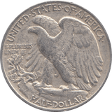 1942 SILVER HALF DOLLAR USA A - WORLD SILVER COINS - Cambridgeshire Coins