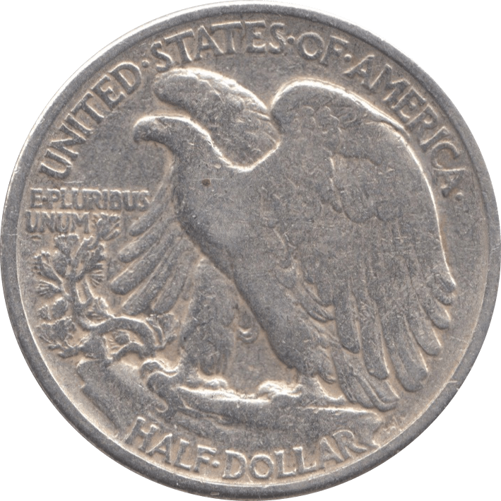 1942 SILVER HALF DOLLAR USA B - WORLD SILVER COINS - Cambridgeshire Coins