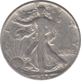 1942 SILVER HALF DOLLAR USA C - WORLD SILVER COINS - Cambridgeshire Coins