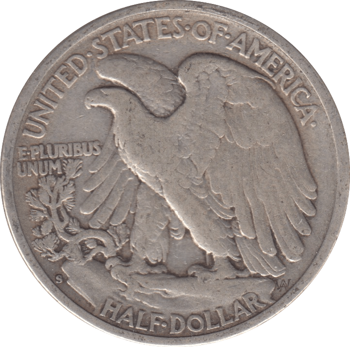 1942 SILVER HALF DOLLAR USA - SILVER WORLD COINS - Cambridgeshire Coins