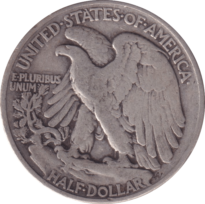 1942 SILVER HALF DOLLAR USA - SILVER WORLD COINS - Cambridgeshire Coins