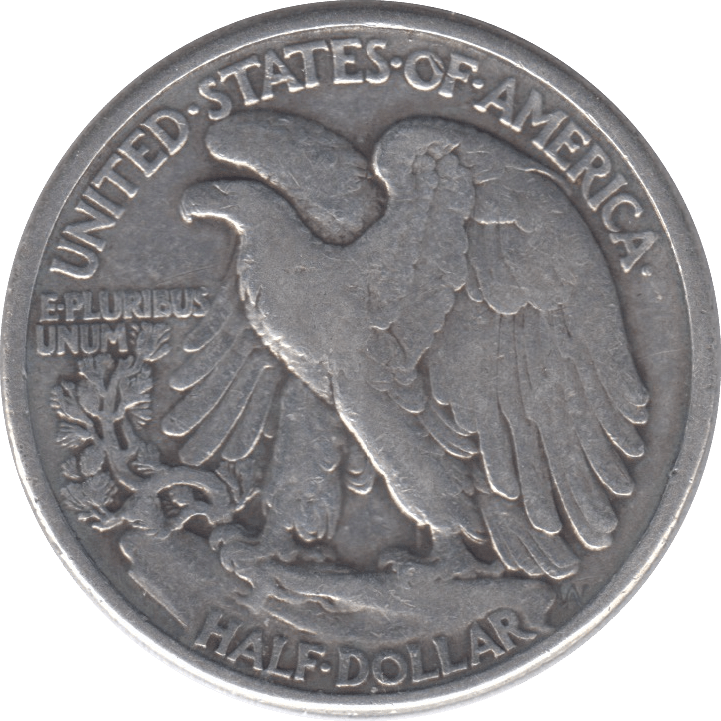 1942 SILVER HALF DOLLAR USA - SILVER WORLD COINS - Cambridgeshire Coins