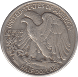 1942 SILVER HALF DOLLAR USA - SILVER WORLD COINS - Cambridgeshire Coins