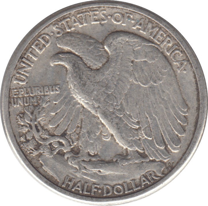 1942 SILVER HALF DOLLAR USA - SILVER WORLD COINS - Cambridgeshire Coins