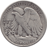 1942 SILVER HALF DOLLAR USA - SILVER WORLD COINS - Cambridgeshire Coins
