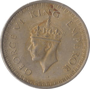 1942 SILVER INDIA 1 RUPEE - SILVER WORLD COINS - Cambridgeshire Coins