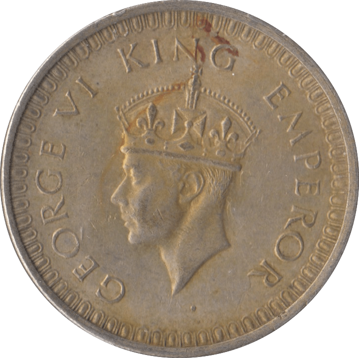 1942 SILVER INDIA 1 RUPEE - SILVER WORLD COINS - Cambridgeshire Coins
