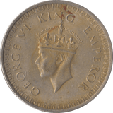 1942 SILVER INDIA 1 RUPEE - SILVER WORLD COINS - Cambridgeshire Coins