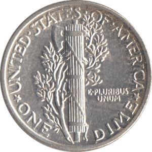 1942 SILVER ONE DIME USA - SILVER WORLD COINS - Cambridgeshire Coins