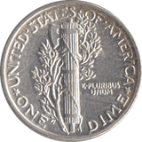 1942 SILVER ONE DIME USA - SILVER WORLD COINS - Cambridgeshire Coins