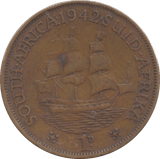 1942 SOUTH AFRICA ONE PENNY - WORLD COINS - Cambridgeshire Coins