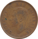 1942 SOUTH AFRICA ONE PENNY - WORLD COINS - Cambridgeshire Coins