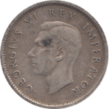 1942 SOUTH AFRICA SILVER SIXPENCE - SILVER WORLD COINS - Cambridgeshire Coins