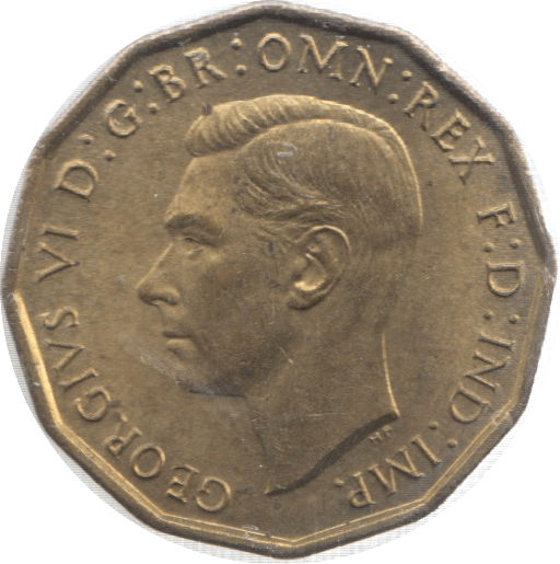 1942 THREEPENCE ( UNC ) 26 - Threepence - Cambridgeshire Coins