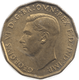 1942 THREEPENCE ( UNC ) 26 - Threepence - Cambridgeshire Coins