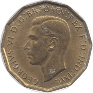 1942 THREEPENCE ( UNC ) 26 - Threepence - Cambridgeshire Coins