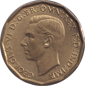 1942 THREEPENCE ( UNC ) 2 - Threepence - Cambridgeshire Coins