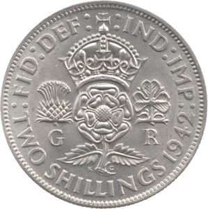 1942 TWO SHILLINGS ( AUNC ) 11 - TWO SHILLING - Cambridgeshire Coins