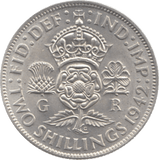 1942 TWO SHILLINGS ( AUNC ) 11 - TWO SHILLING - Cambridgeshire Coins