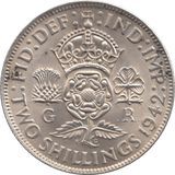 1942 TWO SHILLINGS ( AUNC ) 2 - Two SHILLINGS - Cambridgeshire Coins