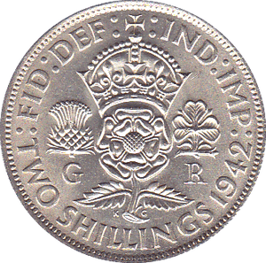 1942 TWO SHILLINGS ( BU ) - Two SHILLINGS - Cambridgeshire Coins