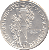 1942 USA SILVER 1 DIME - SILVER WORLD COINS - Cambridgeshire Coins