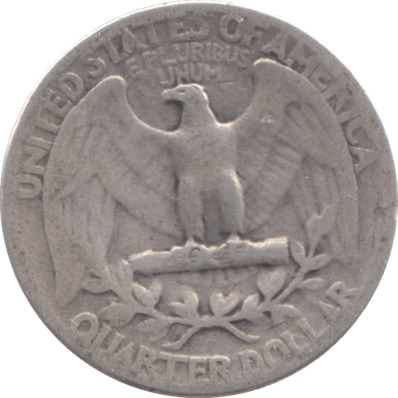 1942 USA SILVER 1/4 DOLLAR - SILVER WORLD COINS - Cambridgeshire Coins