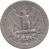 1942 USA SILVER 1/4 DOLLAR - SILVER WORLD COINS - Cambridgeshire Coins
