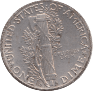 1942 USA SILVER DIME 10 CENTS - SILVER WORLD COINS - Cambridgeshire Coins
