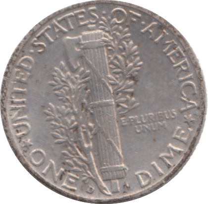1942 USA SILVER DIME 10 CENTS - SILVER WORLD COINS - Cambridgeshire Coins