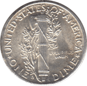1942 USA SILVER DIME DENVER MINT - SILVER WORLD COINS - Cambridgeshire Coins