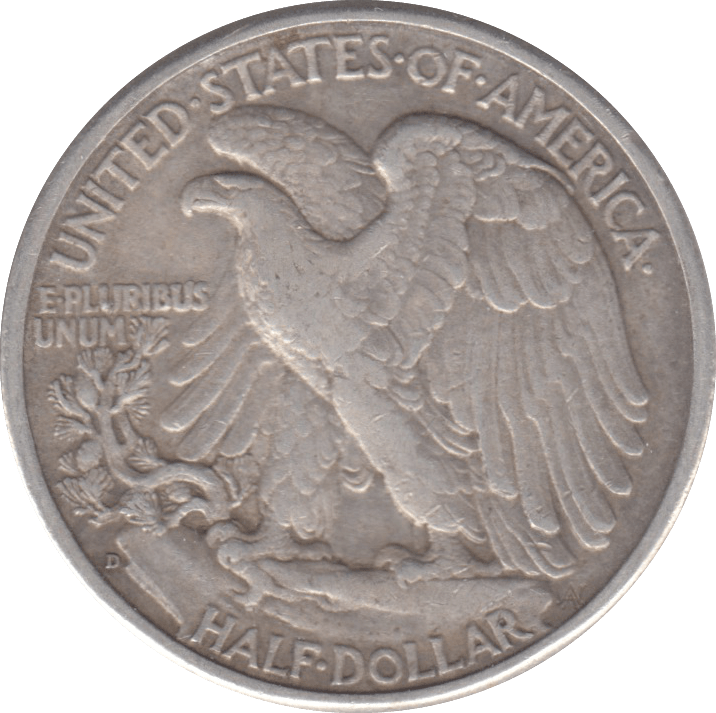1942 USA SILVER HALF DOLLAR - WORLD COINS - Cambridgeshire Coins