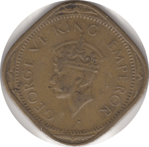 1943 2 ANNAS INDIA - WORLD COINS - Cambridgeshire Coins