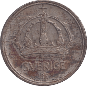 1943 25 ORE SWEDEN - WORLD COINS - Cambridgeshire Coins