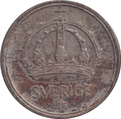 1943 25 ORE SWEDEN - WORLD COINS - Cambridgeshire Coins