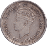 1943 4 PENCE INDIA - WORLD COINS - Cambridgeshire Coins