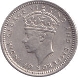 1943 5 CENTS MALAYA - WORLD COINS - Cambridgeshire Coins