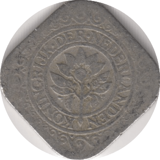 1943 5 CENTS NETHERLANDS - WORLD COINS - Cambridgeshire Coins