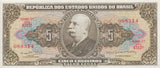 1943 5 CRUZEIROS BANKNOTE BRAZIL REF 583 - World Banknotes - Cambridgeshire Coins