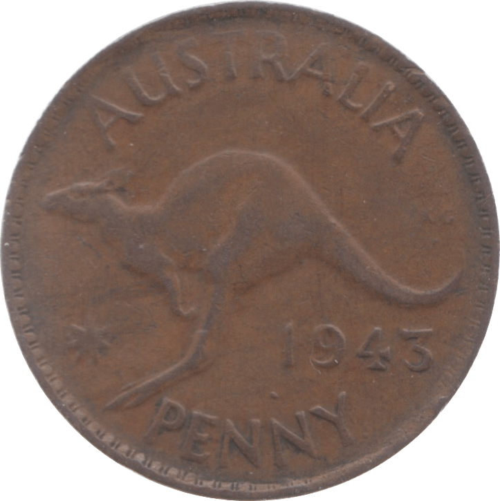 1943 AUSTRALIA PENNY - WORLD COINS - Cambridgeshire Coins