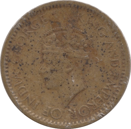 1943 CEYLON 25 CENTS - WORLD COINS - Cambridgeshire Coins