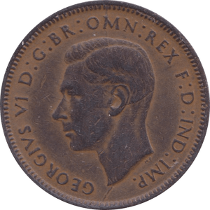 1943 FARTHING ( EF ) - Farthing - Cambridgeshire Coins