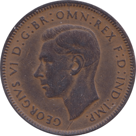 1943 FARTHING ( EF ) - Farthing - Cambridgeshire Coins