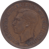 1943 FARTHING ( EF ) - Farthing - Cambridgeshire Coins