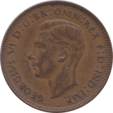 1943 FARTHING ( UNC ) 1 - Farthing - Cambridgeshire Coins