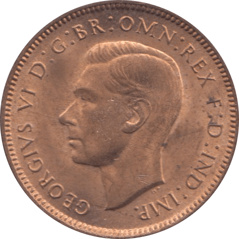 1943 FARTHING ( UNC ) B - Farthing - Cambridgeshire Coins