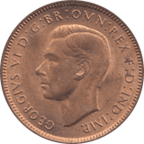 1943 FARTHING ( UNC ) B - Farthing - Cambridgeshire Coins