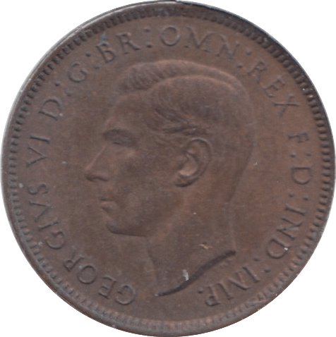 1943 FARTHING ( UNC ) - Farthing - Cambridgeshire Coins